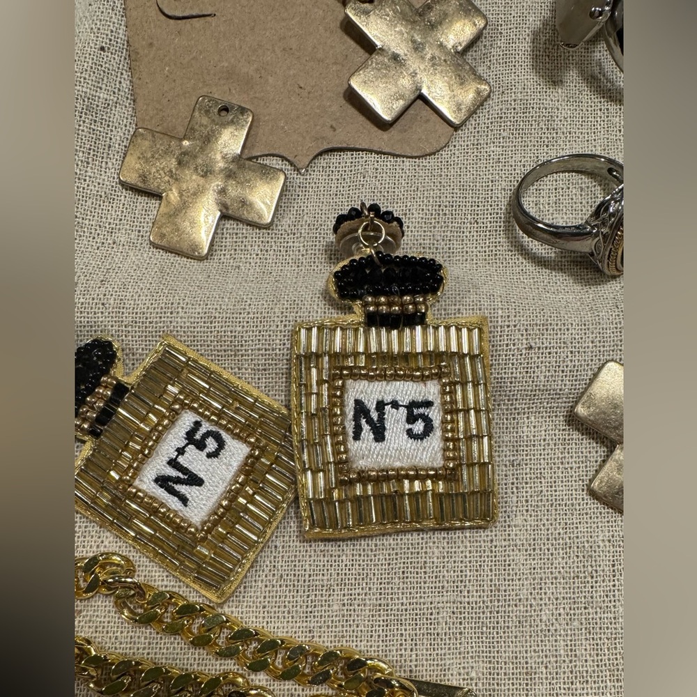 Lot of Gold and Silver Jewelry Collection 11 Piece - Picture 2 of 8